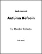 Autumn Refrain Orchestra sheet music cover